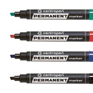 Маркер перманентный Centropen 8576 скошенный